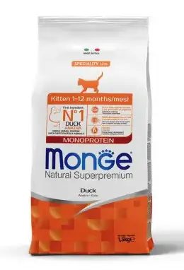 Monge Cat Speciality Line Monoprotein сухой корм для котят и беременных кошек с уткой