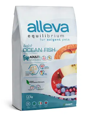 Alleva Equilibrium Cat сухой корм для кастрированных котов и стерилизованных кошек с рыбой